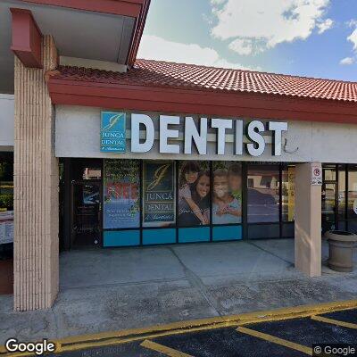 Thumbnail image of the front of a dentist office practice with the name Junca Dental & Associates which is located in Orlando, FL