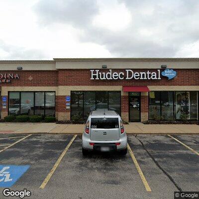 Thumbnail image of the front of a dentist office practice with the name Hudec Dental which is located in Mentor, OH