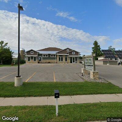 Thumbnail image of the front of a dentist office practice with the name Olson Dental which is located in Sturgeon Bay, WI