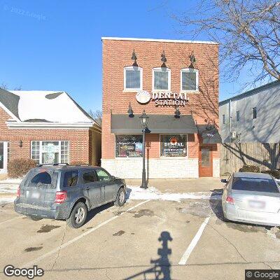 Thumbnail image of the front of a dentist office practice with the name Bartlett Dental Station which is located in Bartlett, IL