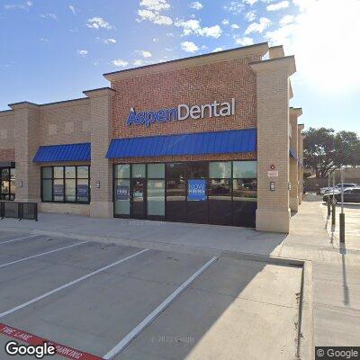 Thumbnail image of the front of a dentist office practice with the name Aspen Dental which is located in Fort Worth, TX