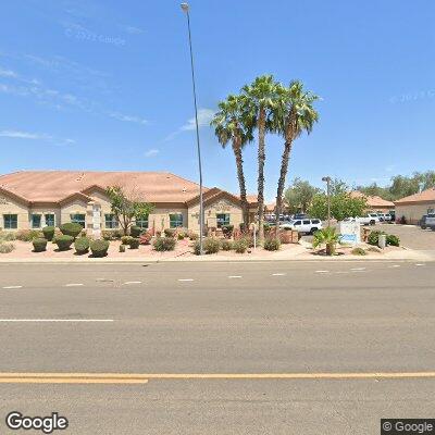 Thumbnail image of the front of a dentist office practice with the name Mountain Bridge Dental which is located in Mesa, AZ