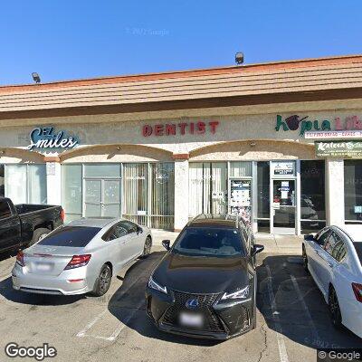 Thumbnail image of the front of a dentist office practice with the name EZ Smiles Dental which is located in Winnetka, CA