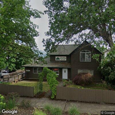 Thumbnail image of the front of a dentist office practice with the name White Salmon Dental Center which is located in White Salmon, WA