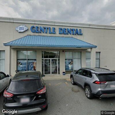 Thumbnail image of the front of a dentist office practice with the name Gentle Dental which is located in Worcester, MA