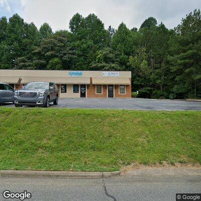 Thumbnail image of the front of a dentist office practice with the name Cobb Orthodontics which is located in Randleman, NC