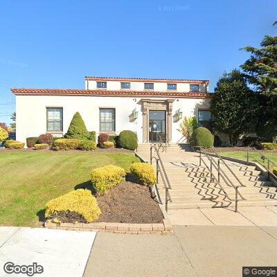 Thumbnail image of the front of a dentist office practice with the name Mainland Dental Associates which is located in Pleasantville, NJ