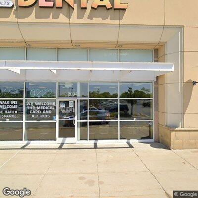 Thumbnail image of the front of a dentist office practice with the name Bradley Dental which is located in Bourbonnais, IL