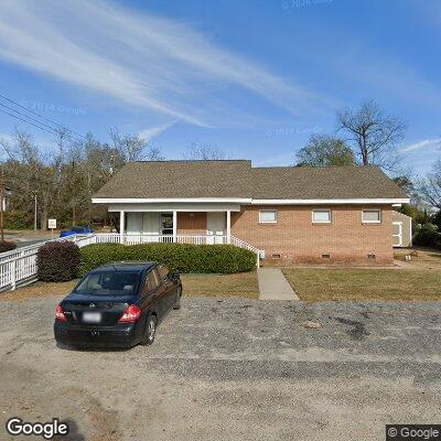 Thumbnail image of the front of a dentist office practice with the name Forest Evans and Mark Perry which is located in Bishopville, SC