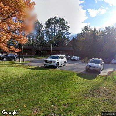 Thumbnail image of the front of a dentist office practice with the name Bruce Orthodontics which is located in Rhinelander, WI