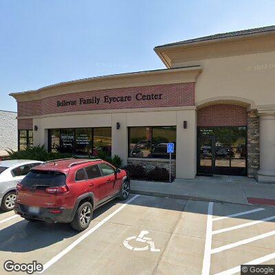 Thumbnail image of the front of a dentist office practice with the name Bellevue Pediatric Dentristry which is located in Bellevue, NE