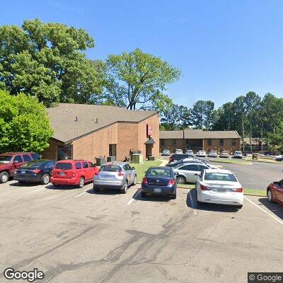 Thumbnail image of the front of a dentist office practice with the name Adams Dental Clinic which is located in Memphis, TN