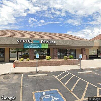 Thumbnail image of the front of a dentist office practice with the name Verde Dental Care which is located in Camp Verde, AZ