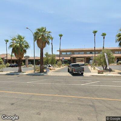 Thumbnail image of the front of a dentist office practice with the name Borrego Dental which is located in Borrego Springs, CA