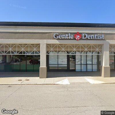 Thumbnail image of the front of a dentist office practice with the name Gentle Dentist which is located in Greensburg, IN