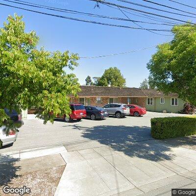 Thumbnail image of the front of a dentist office practice with the name Lay Dental Corp which is located in Burlingame, CA