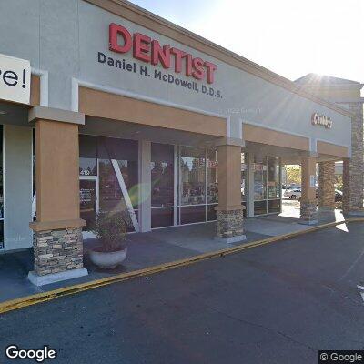 Thumbnail image of the front of a dentist office practice with the name Family Dental which is located in Roseville, CA