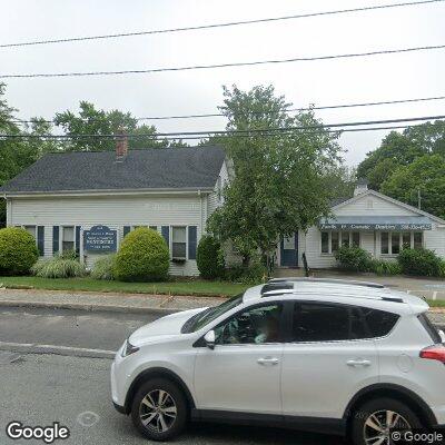 Thumbnail image of the front of a dentist office practice with the name River Ave Dental P which is located in Seekonk, MA