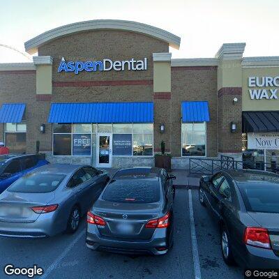 Thumbnail image of the front of a dentist office practice with the name Aspen Dental which is located in Buford, GA