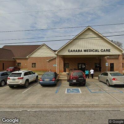 Thumbnail image of the front of a dentist office practice with the name Cahaba Medical Care Foundation which is located in Centreville, AL