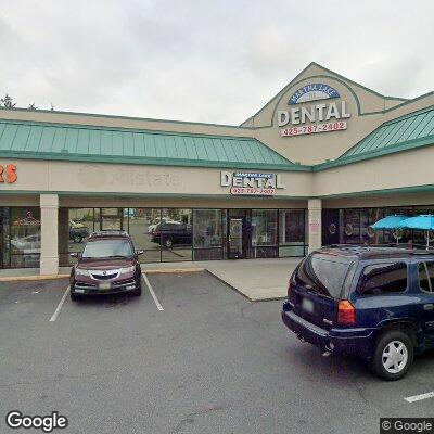 Thumbnail image of the front of a dentist office practice with the name Martha Lake Dental Center which is located in Lynnwood, WA