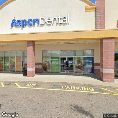 Thumbnail image of the front of a dentist office practice with the name Aspen Dental which is located in Dedham, MA