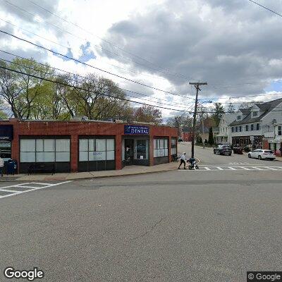 Thumbnail image of the front of a dentist office practice with the name Advanced Oakdale Dental which is located in Dedham, MA