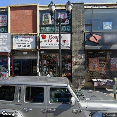 Thumbnail image of the front of a dentist office practice with the name Bergenline Dental Group which is located in Union City, NJ