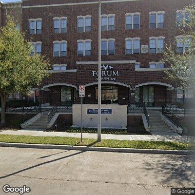 Thumbnail image of the front of a dentist office practice with the name University Oaks Dental which is located in Houston, TX