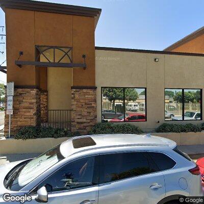 Thumbnail image of the front of a dentist office practice with the name Amador Dental Center which is located in Whittier, CA