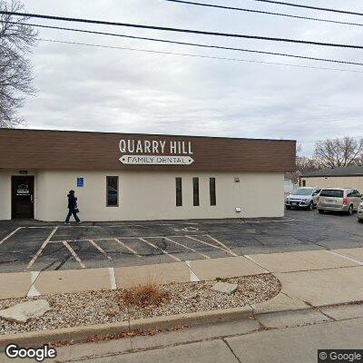 Thumbnail image of the front of a dentist office practice with the name Quarry Hill Family Dental which is located in Rochester, MN