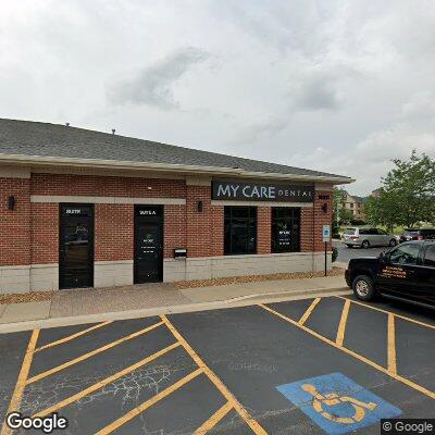 Thumbnail image of the front of a dentist office practice with the name My Care Dental which is located in Tinley Park, IL