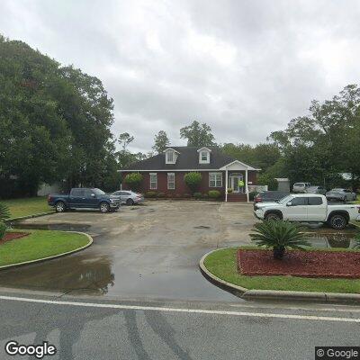 Thumbnail image of the front of a dentist office practice with the name Dental Center of Baxley which is located in Baxley, GA