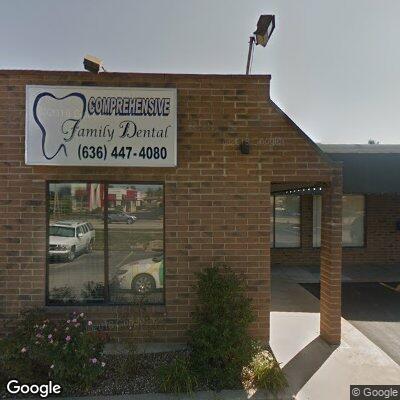 Thumbnail image of the front of a dentist office practice with the name Comprehensive Family Dental which is located in Saint Peters, MO