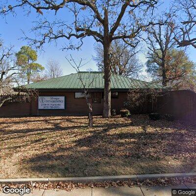 Thumbnail image of the front of a dentist office practice with the name Stroope Orthodontics which is located in Springdale, AR