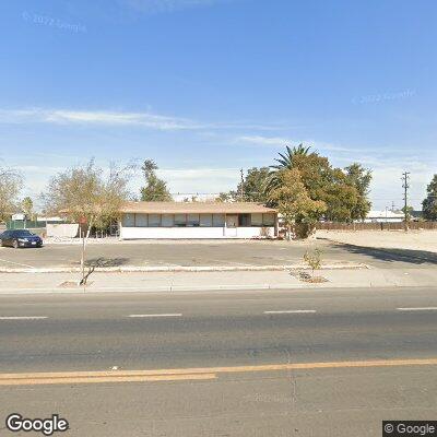 Thumbnail image of the front of a dentist office practice with the name Mendota Dental Health Clinic which is located in Mendota, CA