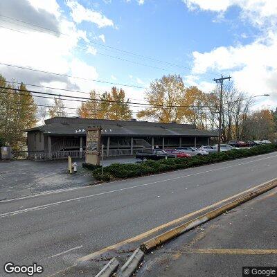 Thumbnail image of the front of a dentist office practice with the name Lakeview Dental which is located in Kenmore, WA