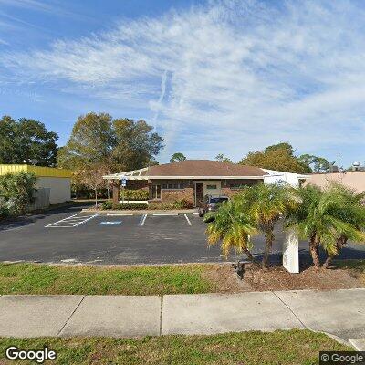 Thumbnail image of the front of a dentist office practice with the name Dunedin Orthodontics which is located in Dunedin, FL