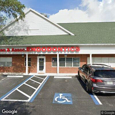 Thumbnail image of the front of a dentist office practice with the name Forbes Endodontics which is located in Dunedin, FL