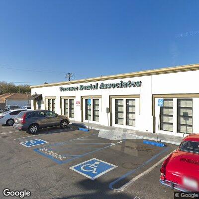 Thumbnail image of the front of a dentist office practice with the name Torrance Dental Associates which is located in Torrance, CA