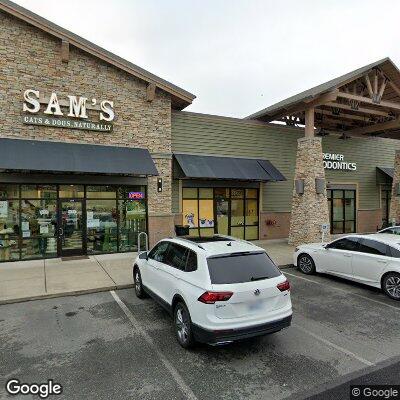 Thumbnail image of the front of a dentist office practice with the name Premier Orthodontics which is located in Redmond, WA