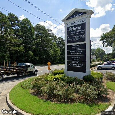 Thumbnail image of the front of a dentist office practice with the name Southern Family Dental Care, Dr. Clint Baugham which is located in Peachtree Corners, GA