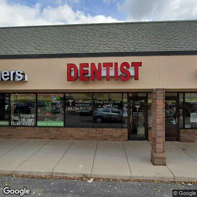 Thumbnail image of the front of a dentist office practice with the name Buffalo Grove Family Dentist which is located in Buffalo Grove, IL