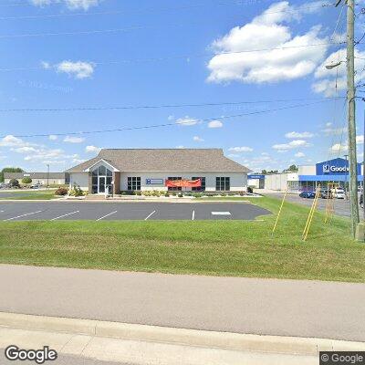 Thumbnail image of the front of a dentist office practice with the name American Family Orthodontics which is located in Seymour, IN