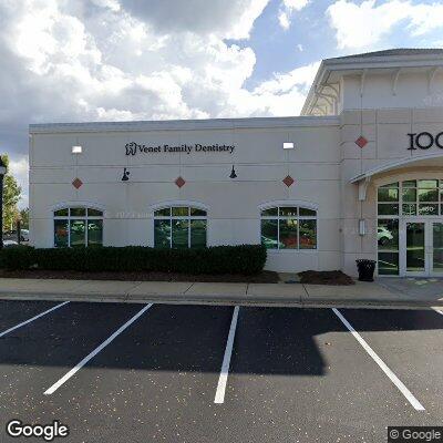 Thumbnail image of the front of a dentist office practice with the name Venet Family Dentistry which is located in Garner, NC