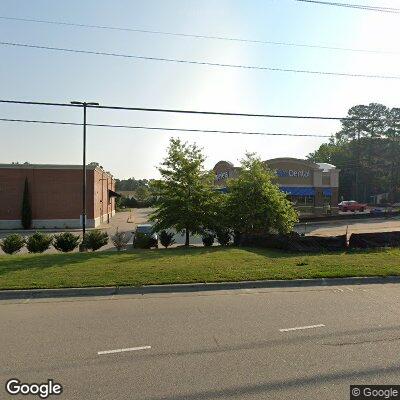 Thumbnail image of the front of a dentist office practice with the name Aspen Dental which is located in Garner, NC